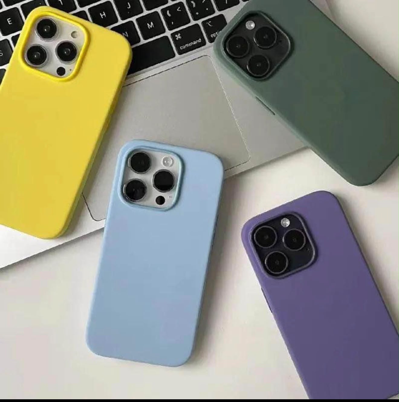 Premium Silicone Cases for iPhone X to iPhone 16 in Doha